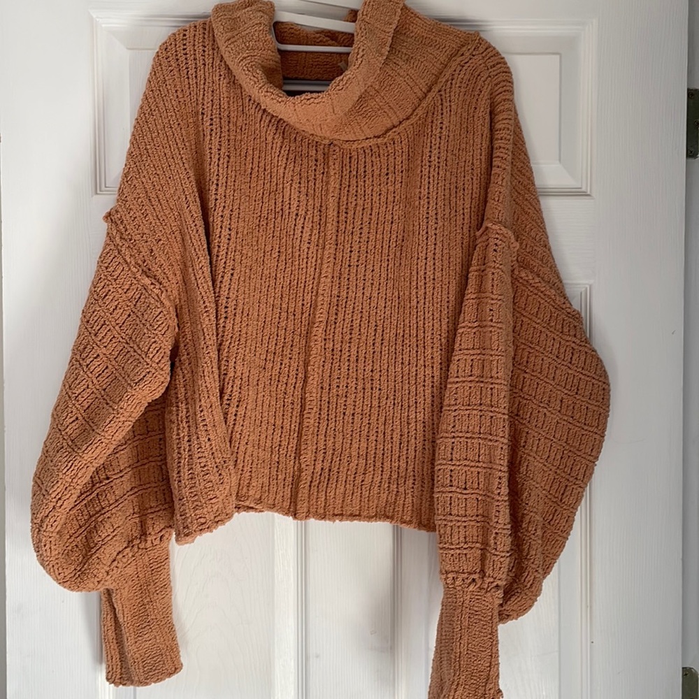 Turtle neck free people sweater